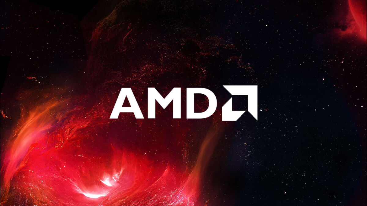 Логотип AMD RDNA 5 на космическом фоне, упор на параллельное выполнение команд и ускорение шейдеров