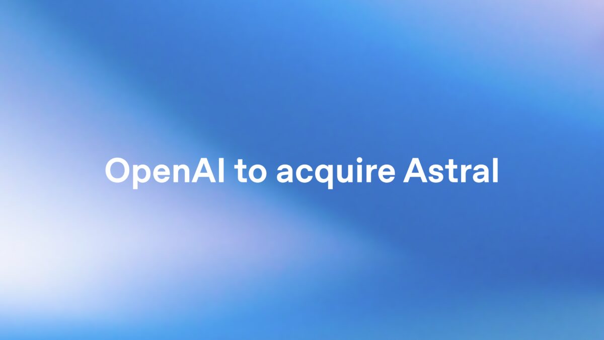 Иллюстрация с текстом про слияние OpenAI и Astral: расширение Codex в Python