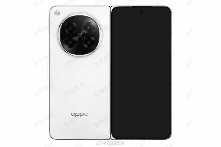 Задняя часть Oppo Find N6 с тремя камерами