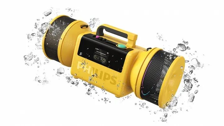Портативная водонепроницаемая колонка JBL, желтая водная защита