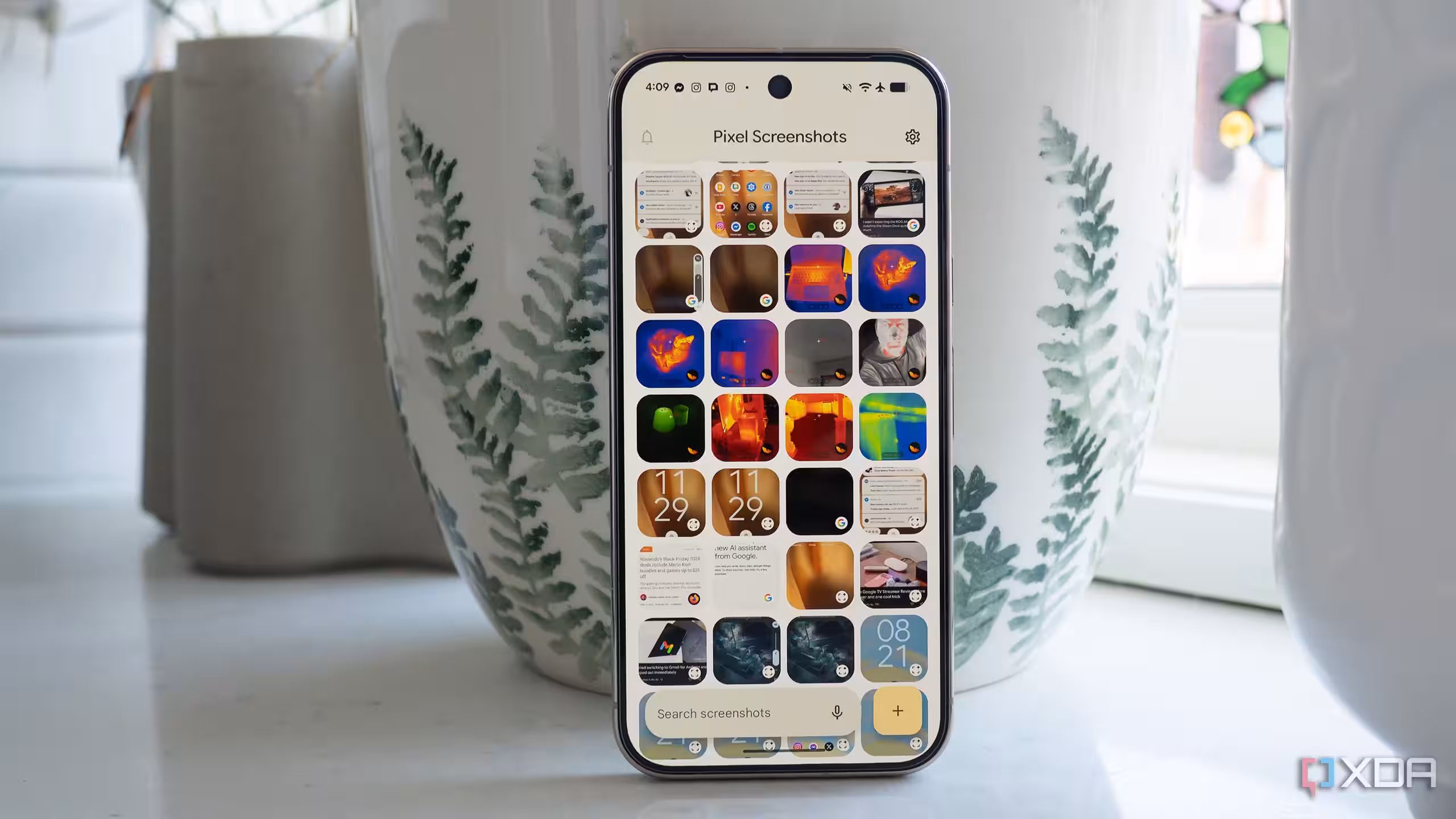 Приложение Screenshots на Pixel 10