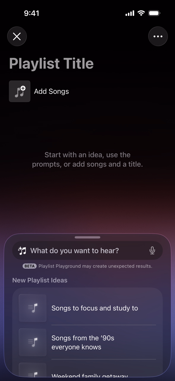 Интерфейс Apple Music на iPhone с ИИ-плейлистами и предложениями подборок в iOS 26.4