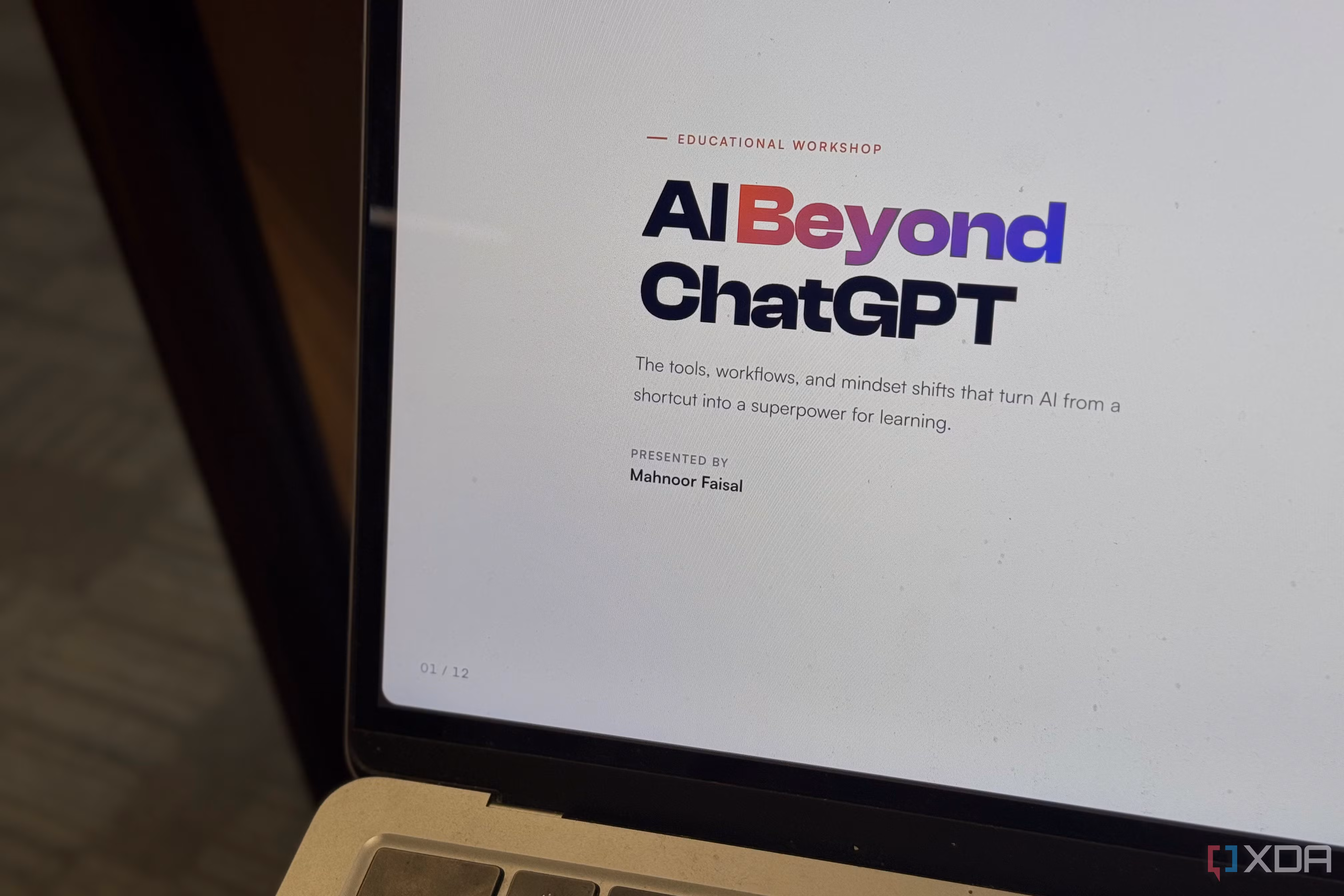 Пример презентации, созданной с помощью Skills