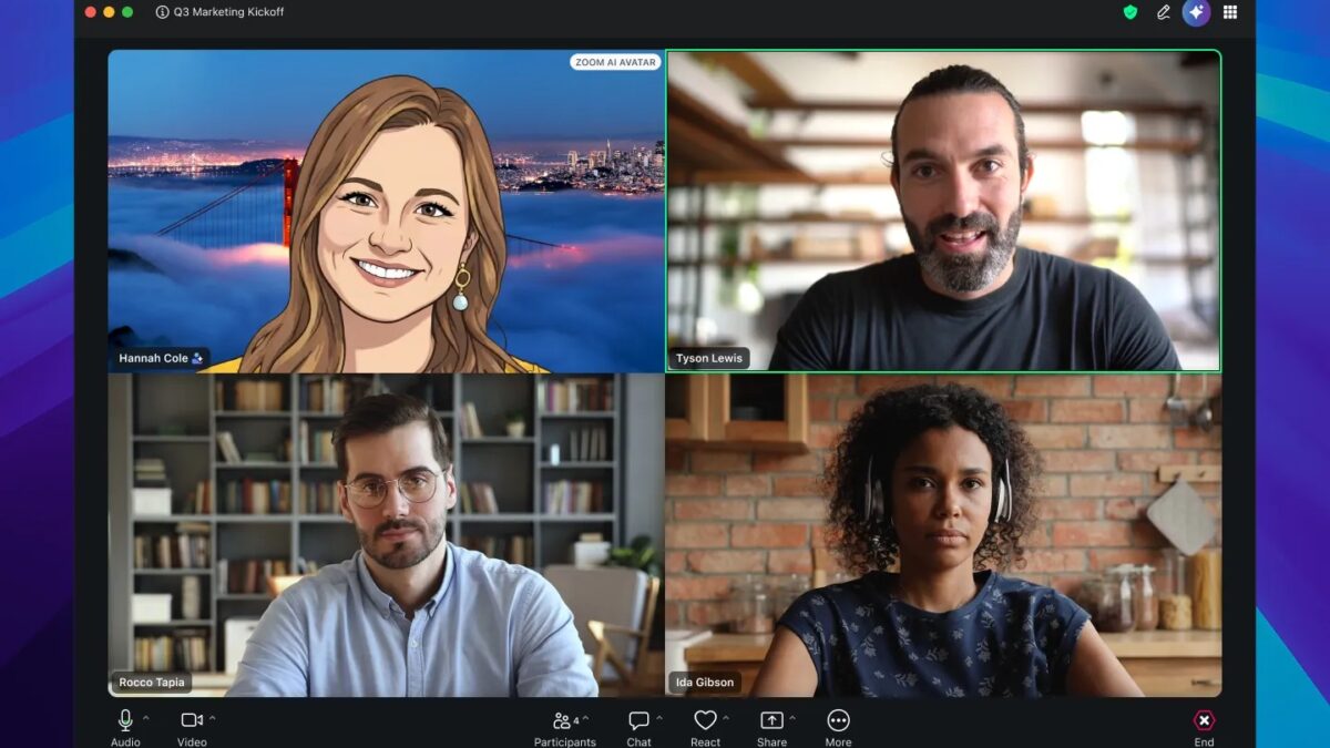 realistic and stylized avatars in zoom meetings