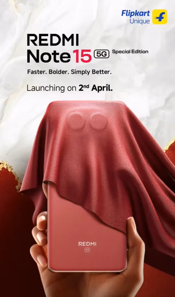 Redmi Note 15 5G специальное издание телефон в руке