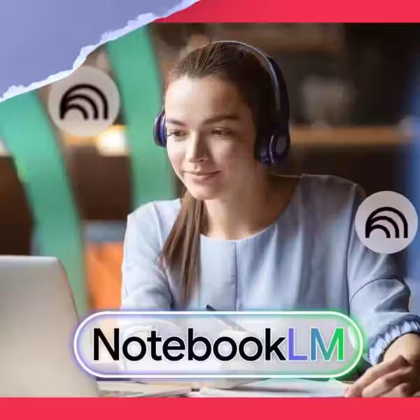 student studying with notebooklm
