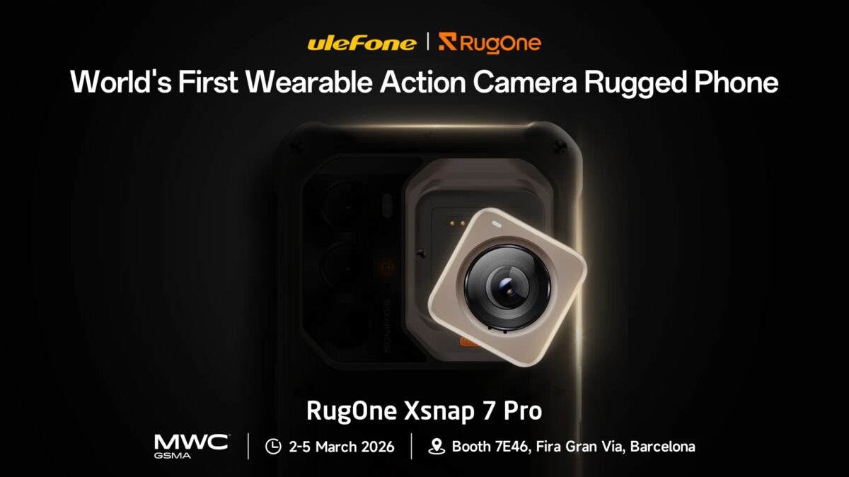 Гибкая камера RugOne Xsnap 7 Pro на задней панели смартфона