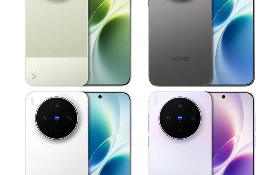 Четыре варианта смартфона Vivo X300 с задней камерой