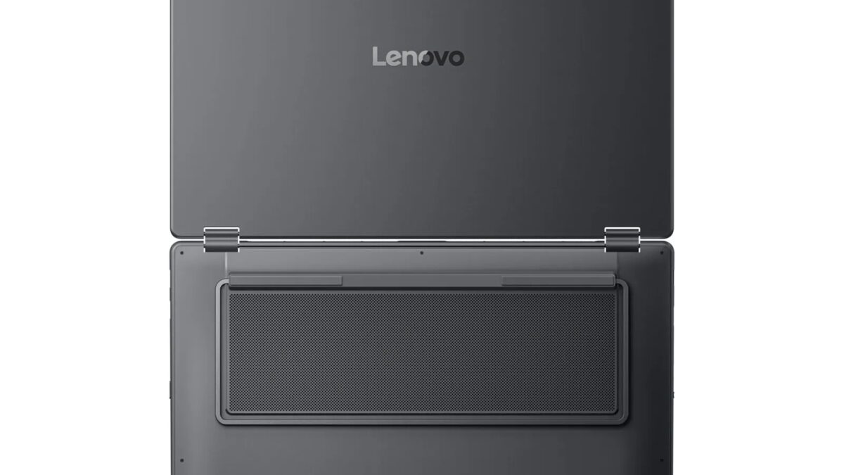 Задняя панель ноутбука Lenovo Yoga Book Pro 3D с вентиляторами и вентиляционными отверстиями