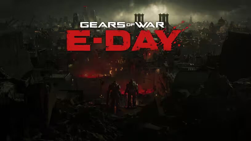 Трейлер Gears of War E-DAY с двумя солдатами в руинах