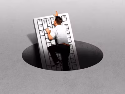 человек на клавиатуре с дырой тест Mythos