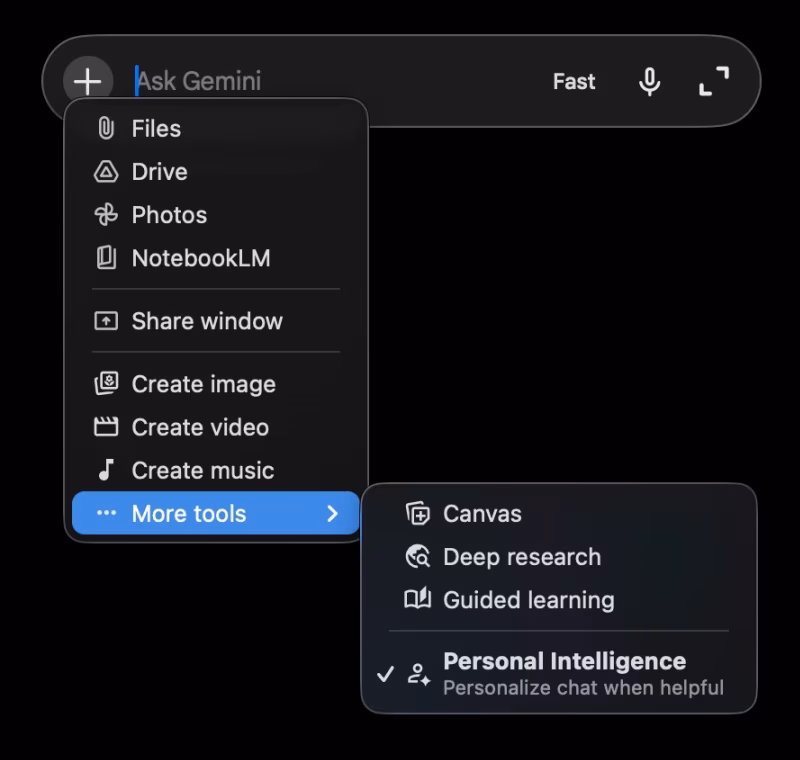 Google выпустила Gemini для macOS