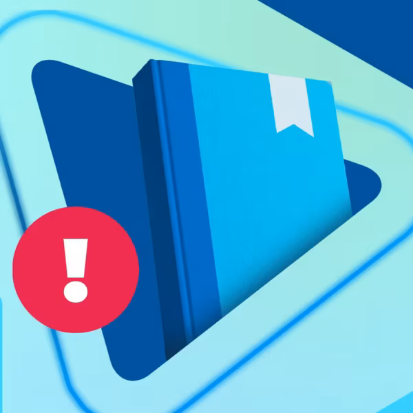 Обложка Google Play Books с предупреждающим знаком Gemini
