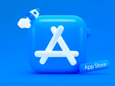 Логотип App Store и значок ракетки с облаком