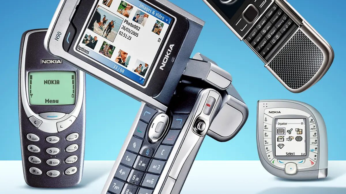 Разные старые модели мобильных телефонов Nokia Sony Ericsson