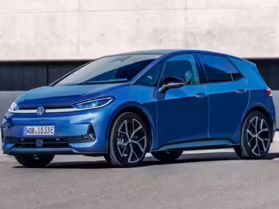 Новый Volkswagen ID. 3 Neo на дороге