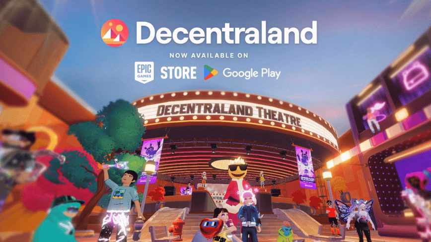 Виртуальный мир Decentraland на сцене театра