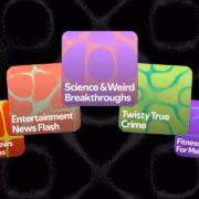 Плиты с подкастами и новостями на Spotify