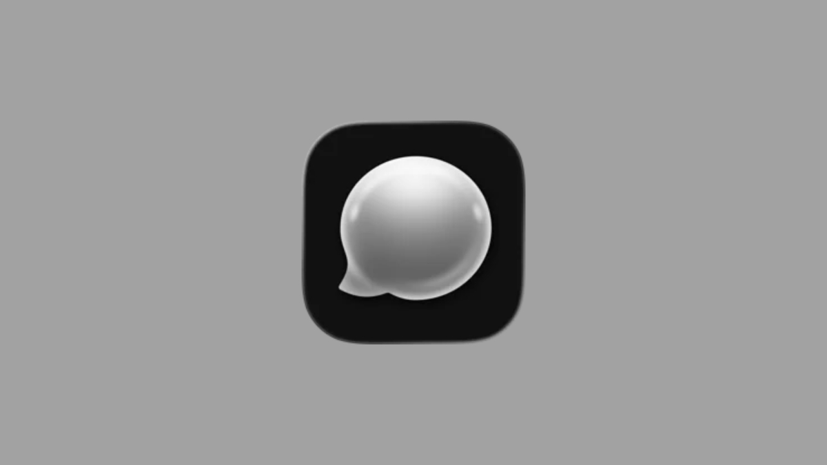 Иконка приложения XChat для iPhone и iPad на черном фоне