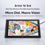 Графический дисплей XPPen Artist 16 3rd с яркими графическими иллюстрациями и стилусом