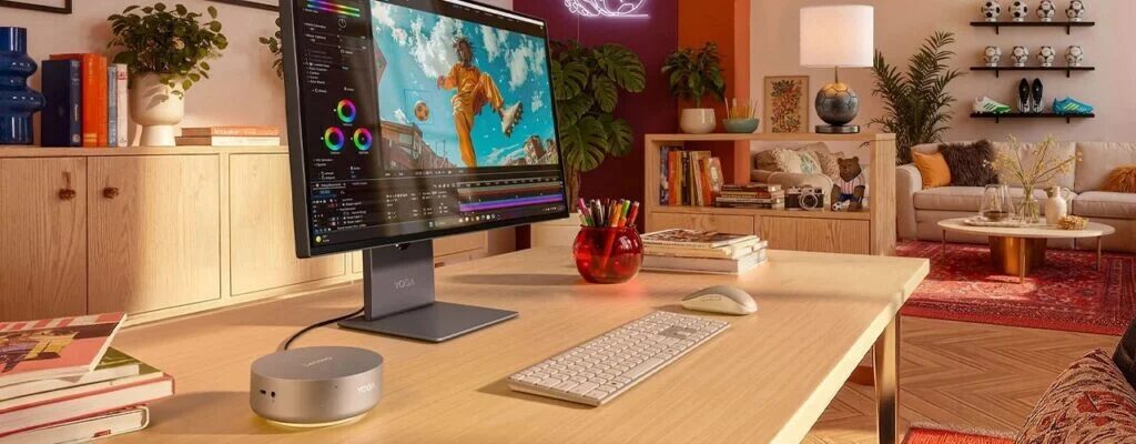 Рабочий стол с монитором Lenovo Yoga Mini i Gen 11