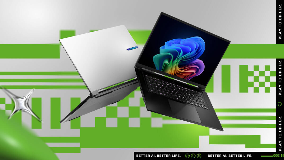 Ноутбук Gigabyte Aero X16 с дисплеем и клавиатурой