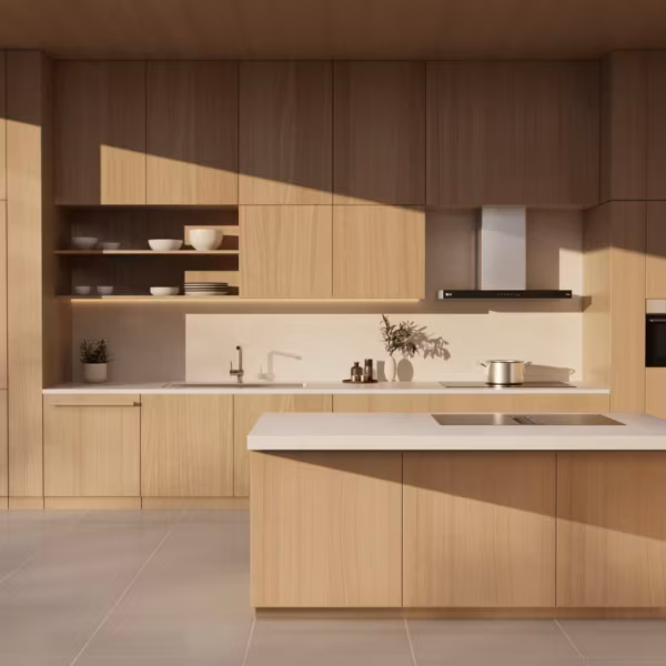 Кухонная Мастерская в светлом стиле LG в составе на EuroCucina 2026