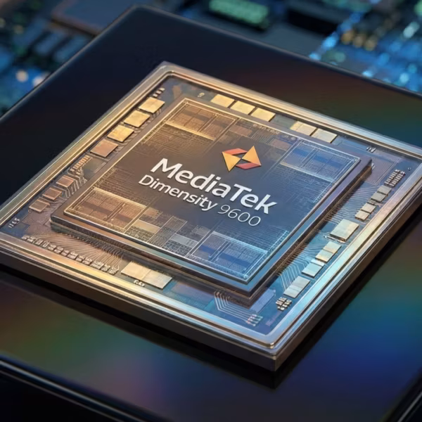 кремнийовый чип MediaTek Dimensity 9600 на плате