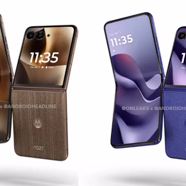 Две раскладные Motorola Razr 70 Ultra с двумя экранами