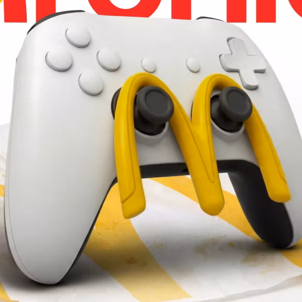 Игровой контроллер McDonald's Archie с чередующимися рукоятками