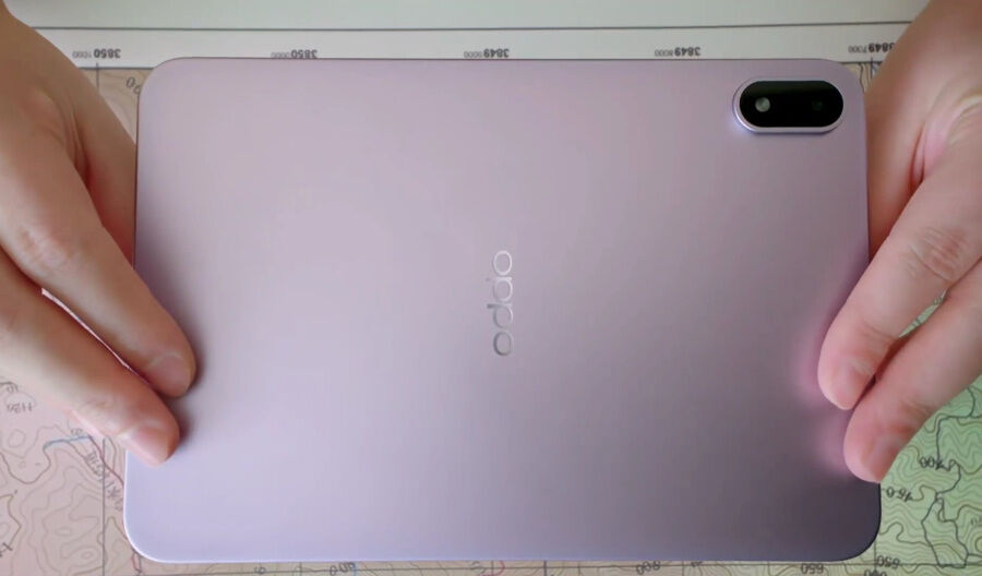 Задняя панель Oppo Pad Mini с двойной камерой