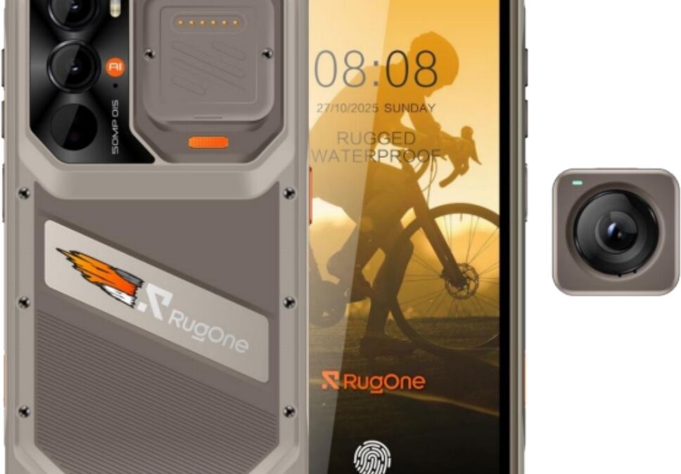 Защищённый смартфон RugOne Xsnap 7 Pro с экшн-камерой металлический корпус