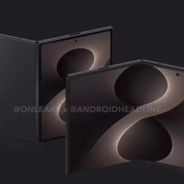 Раскладной телефон Galaxy Z Fold 8 с дисплеями и камерой