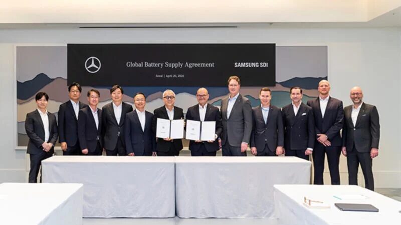 Подписание соглашения о поставках батарей Samsung SDI для Mercedes-Benz