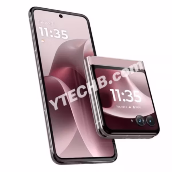 Моторола Razr 70 два смартфона в разложенном виде