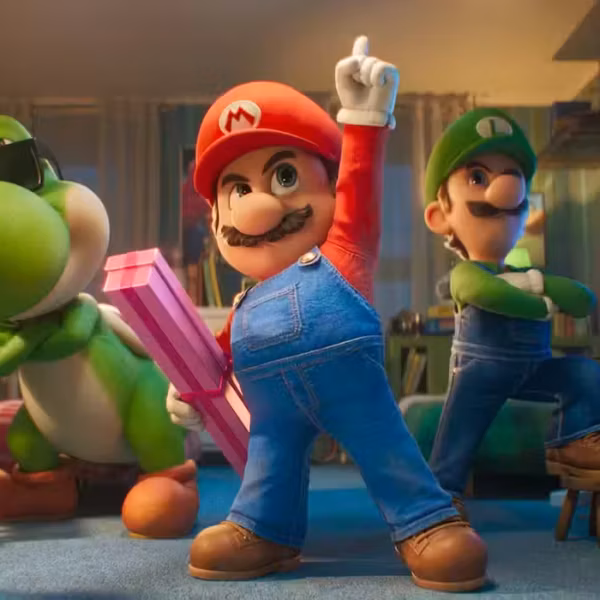 Марио Люси Луиджи и Йоши из фильма Супер Марио галактическое кино