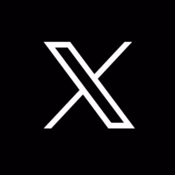 Логотип X с линиями и буквами Premium