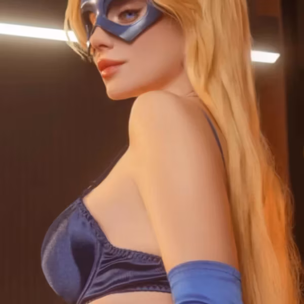 Горячая Мэнди из Dispatch в железном косплей Fishy