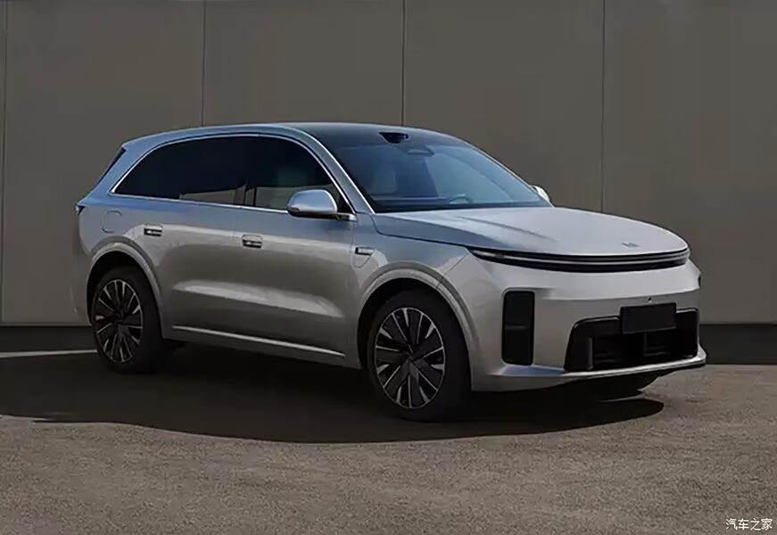Электромобиль Li Auto L6 передняя часть фронтальный дизайн