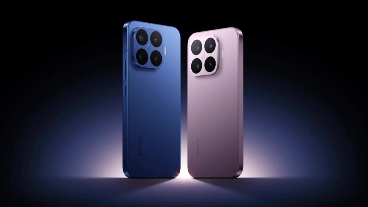 Два смартфона Xiaomi 13T в синем и фиолетовом цветах