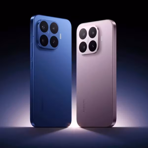 Два смартфона Xiaomi 13T в синем и фиолетовом цветах
