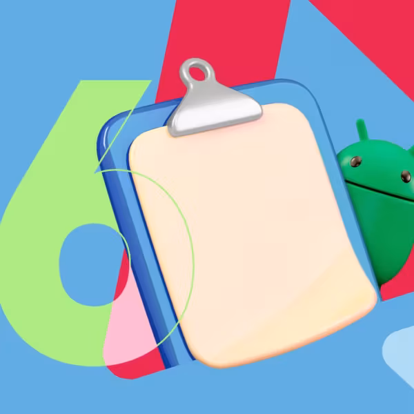 Android 16 с буфером обмена на экране смартфона