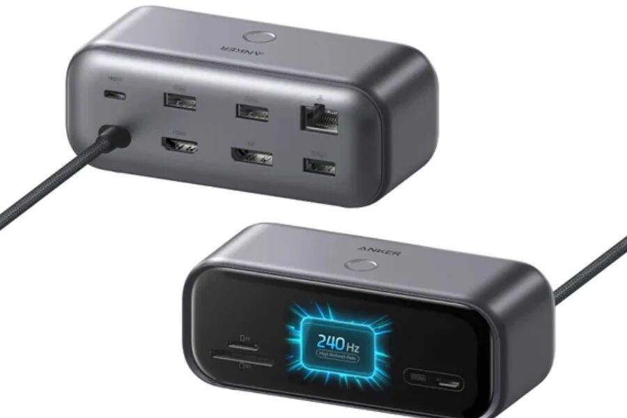 Anker выпустит в Японии USB-C-хаб с экраном 240 Гц