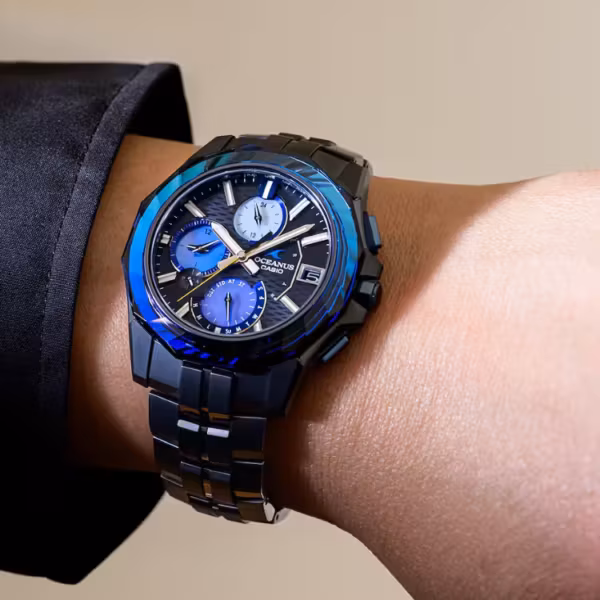 часы Casio Oceanus лимитированная серия индиго