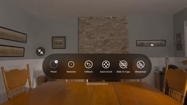 Панель управления Vision Pro для инвалидной коляски