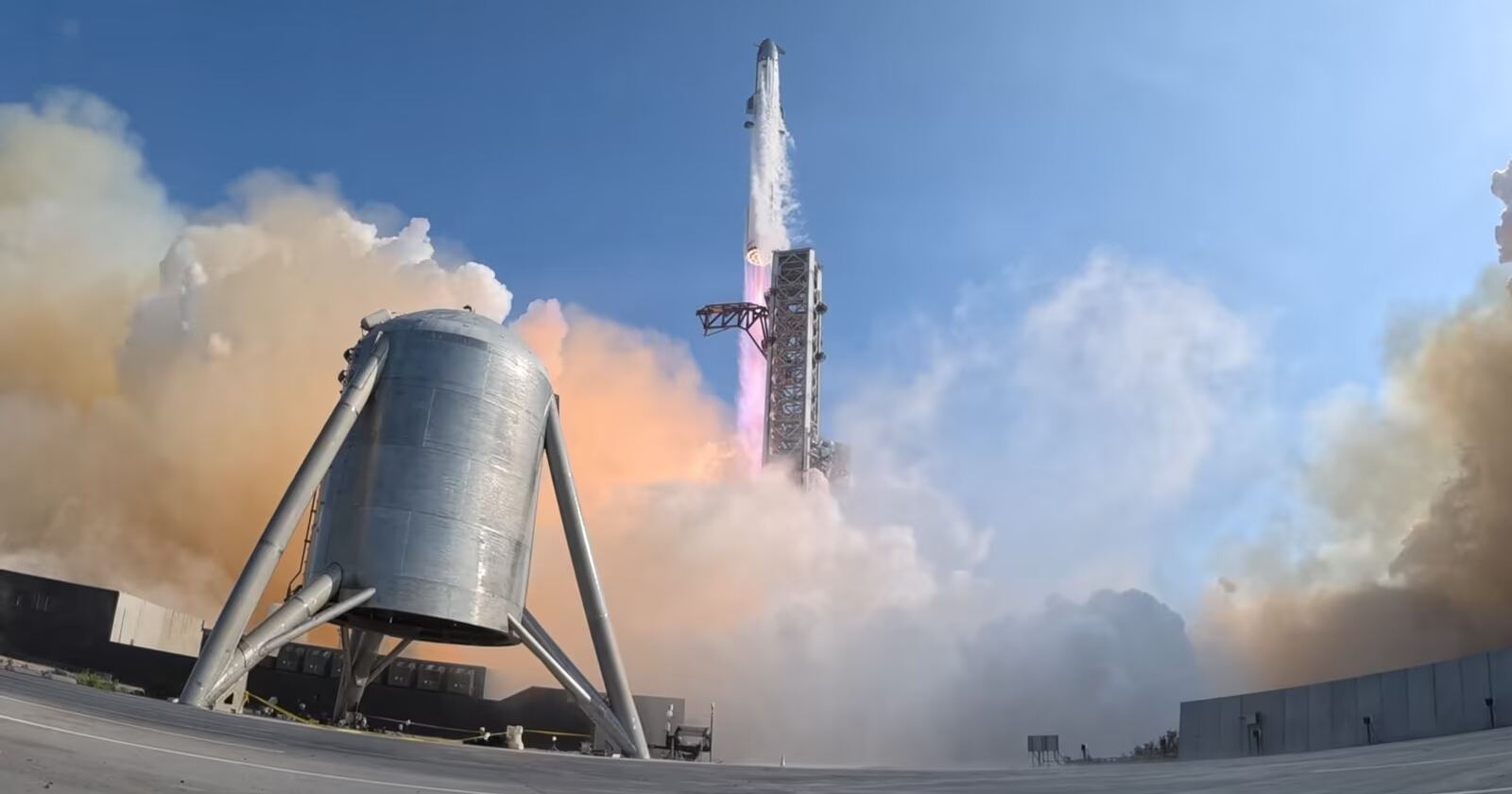 GoPro показала запуск Starship V3 у стартового стола