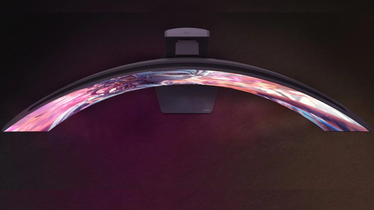 Круглый OLED-монитор LG UltraGear 45GX950B с ярким изгибом