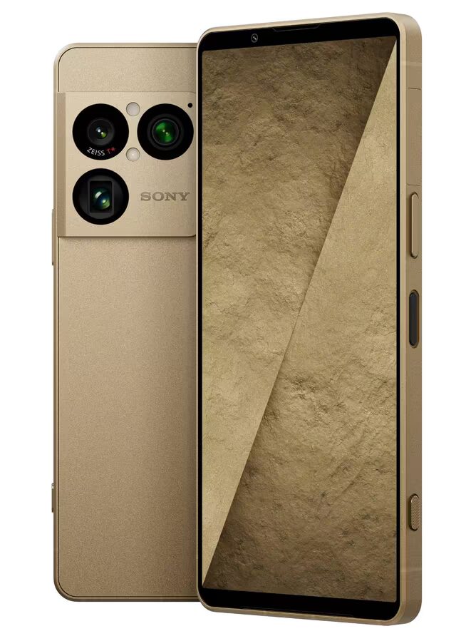 Смартфон Sony Xperia 1 VIII золотистого цвета