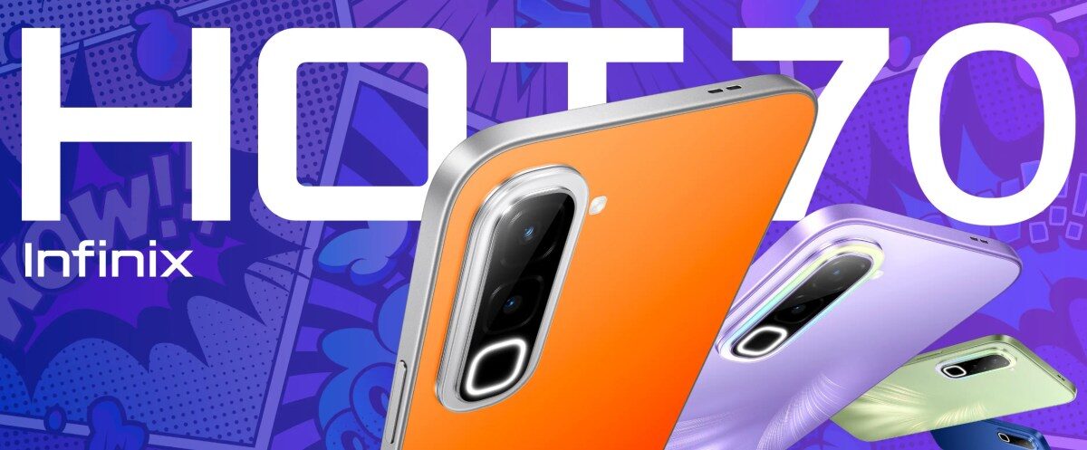 Смартфон Infinix Hot 70 с тройной камерой и ИИ-кнопкой