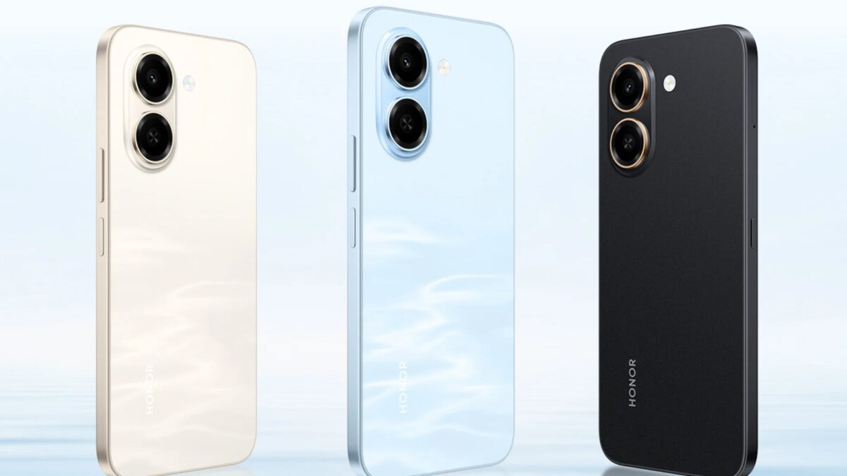 Три смартфона Honor Play 80 Plus в разных цветах